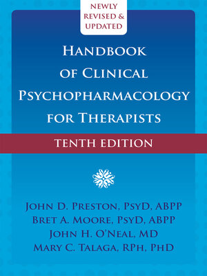 cover image of Handbook of Clinical Psychopharmacology for Therapists